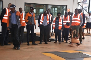Top Leadership Visit to Namanve Vehicle Inspection Station